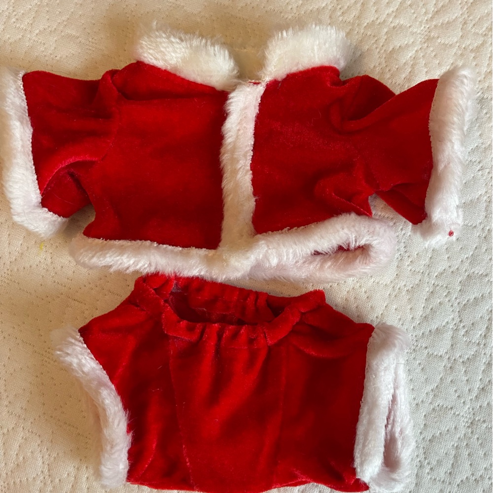 Webkinz Ganz Santa stuffed animal outfit